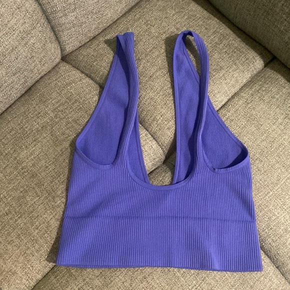 NWOT 🩷💙Free People V Neck Bralette Size M/L - Picture 3 of 8